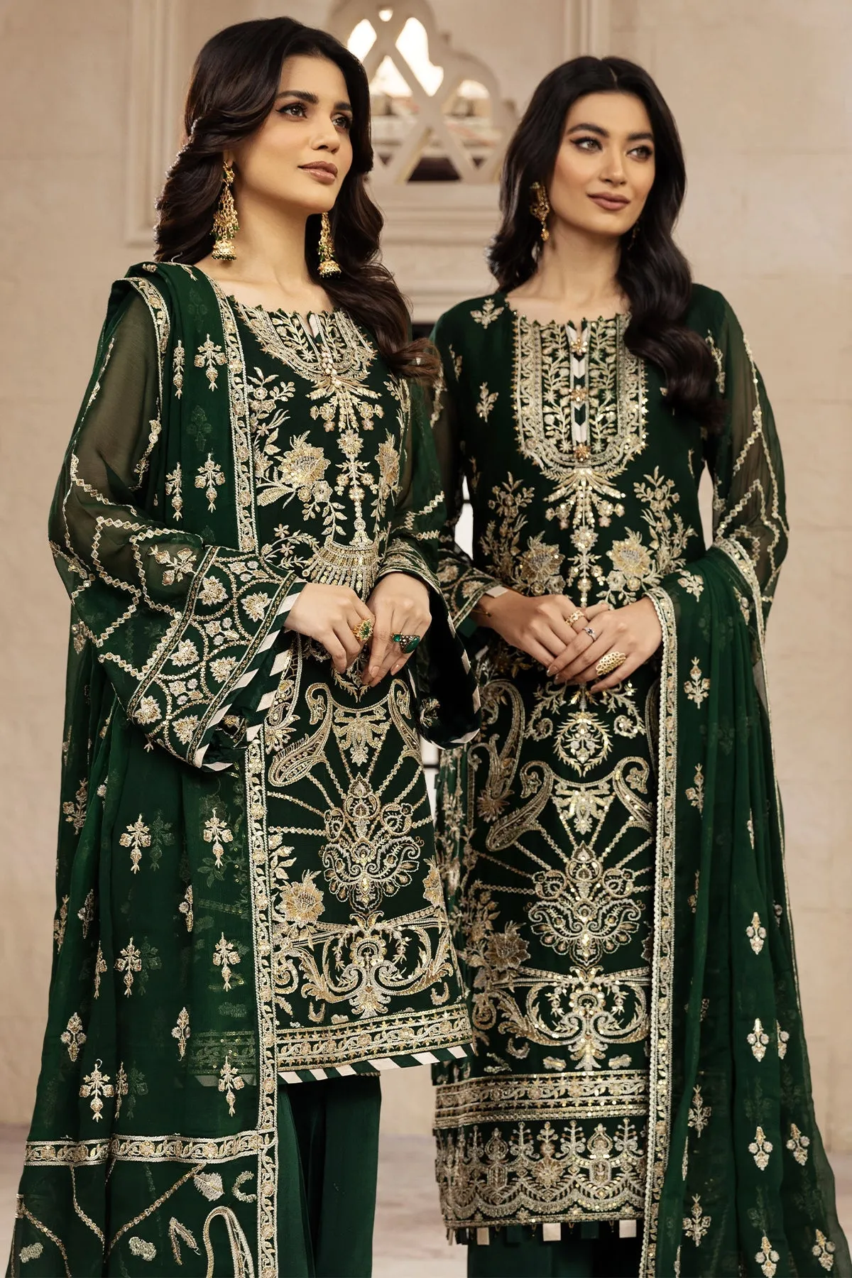Alizeh Muhtesem Embroidered Festive Chiffon Collection 2022 – Rusen