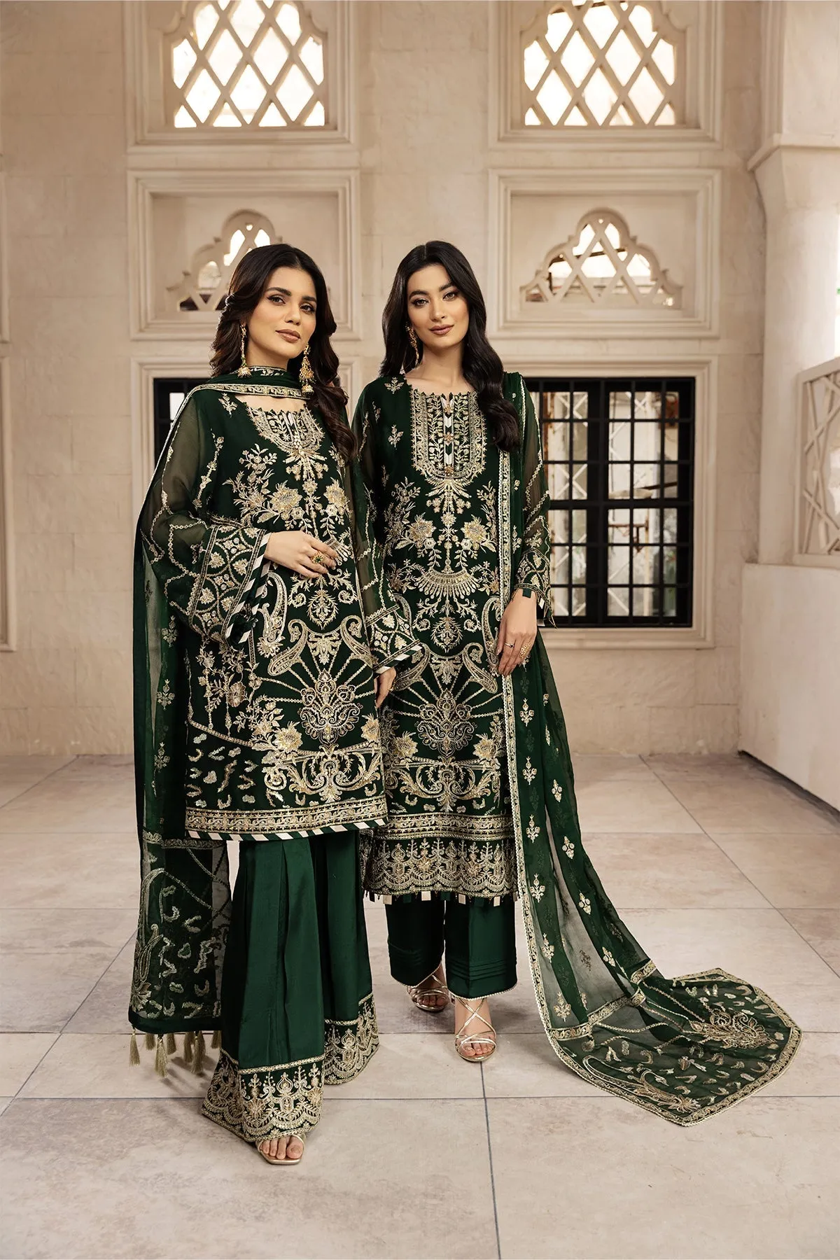 Alizeh Muhtesem Embroidered Festive Chiffon Collection 2022 – Rusen