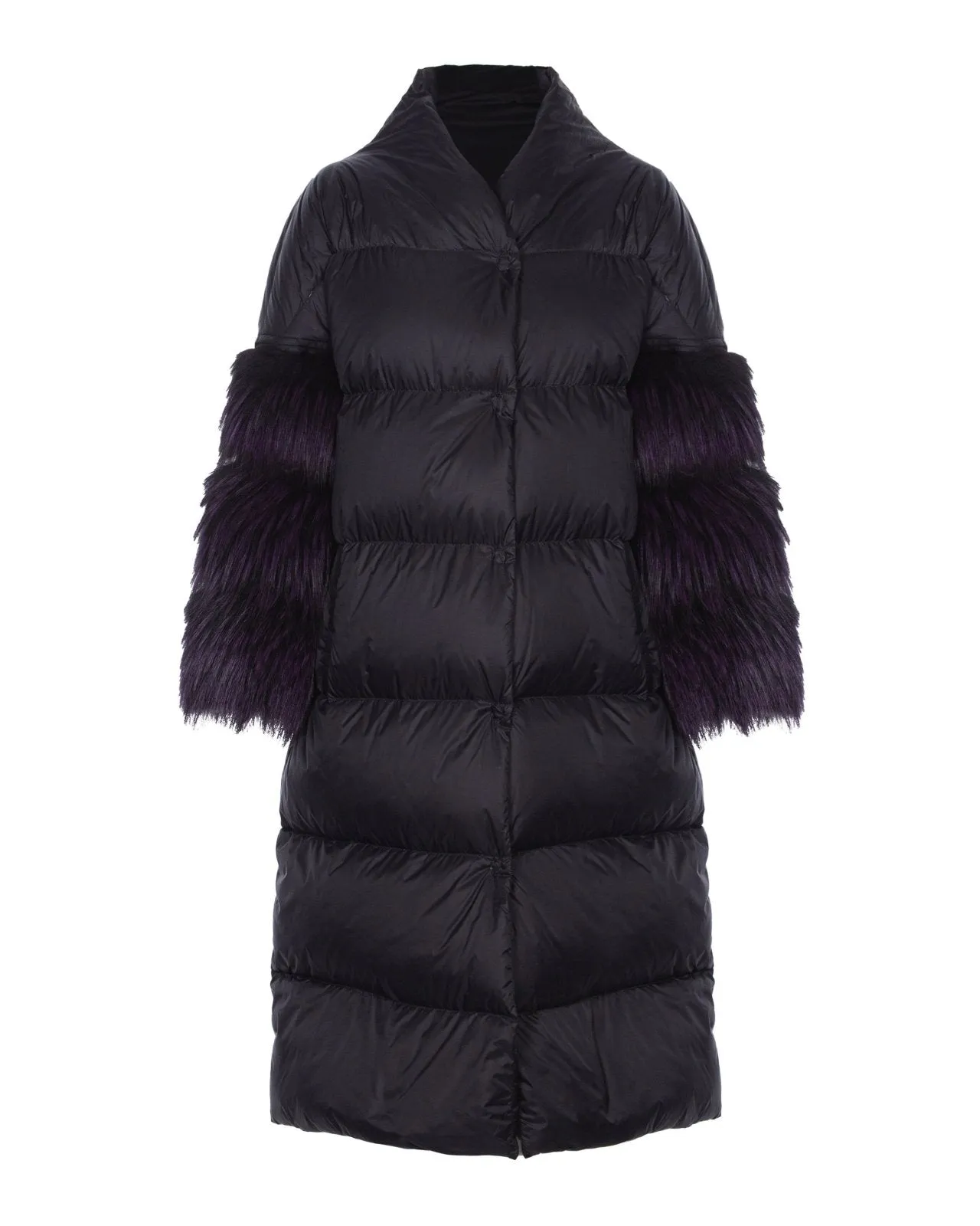 Black Long Puffer Coat