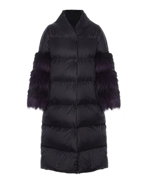 Black Long Puffer Coat