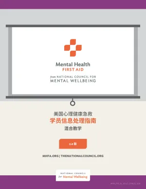 Blended Adult MHFA for Chinese-speaking Communities Participant Processing Guide Version 2.0