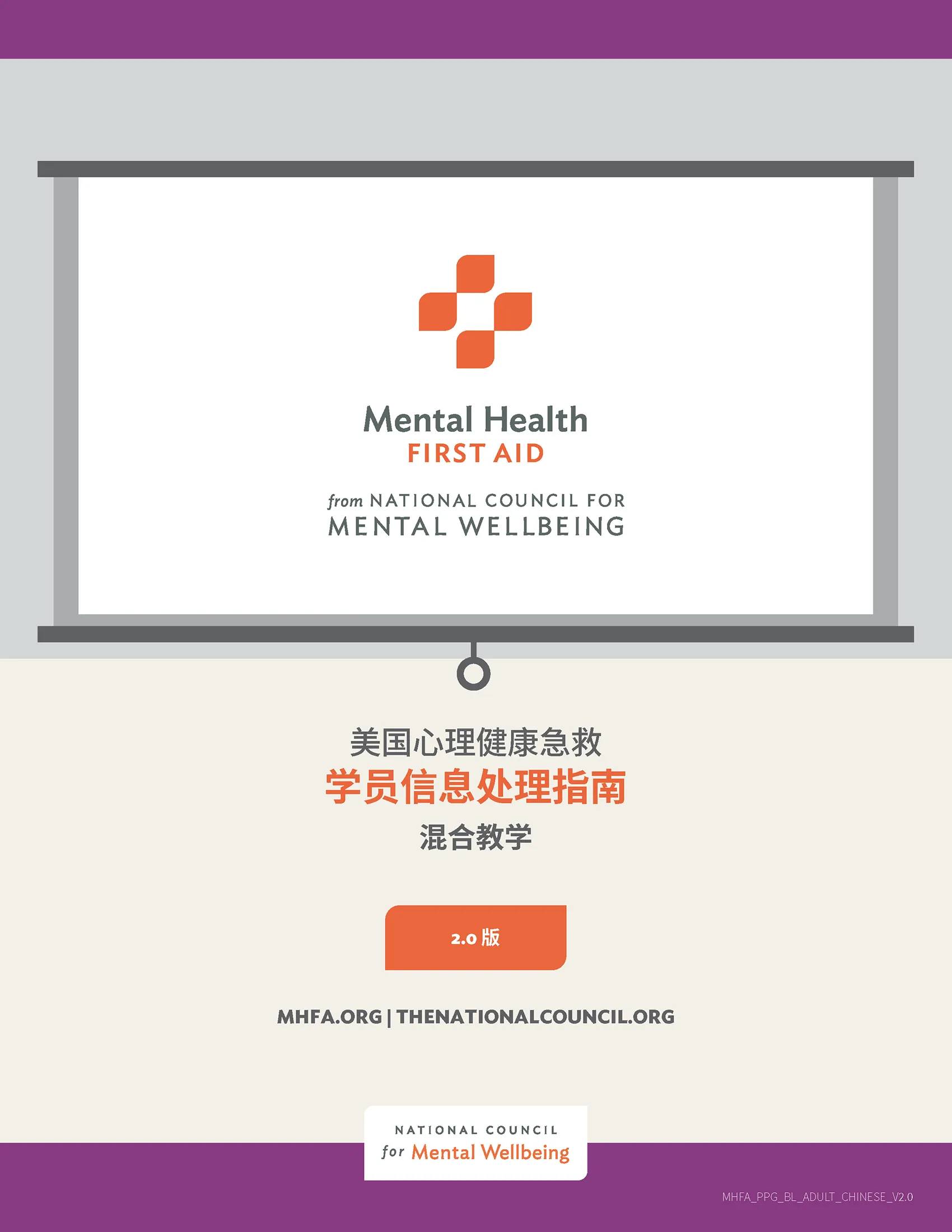 Blended Adult MHFA for Chinese-speaking Communities Participant Processing Guide Version 2.0