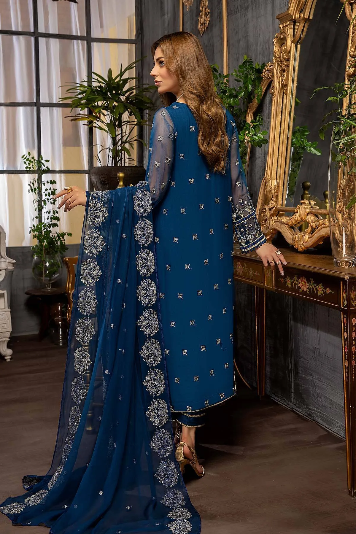 Charizma Allure · Embroidered Chiffon Collection – CAL-003