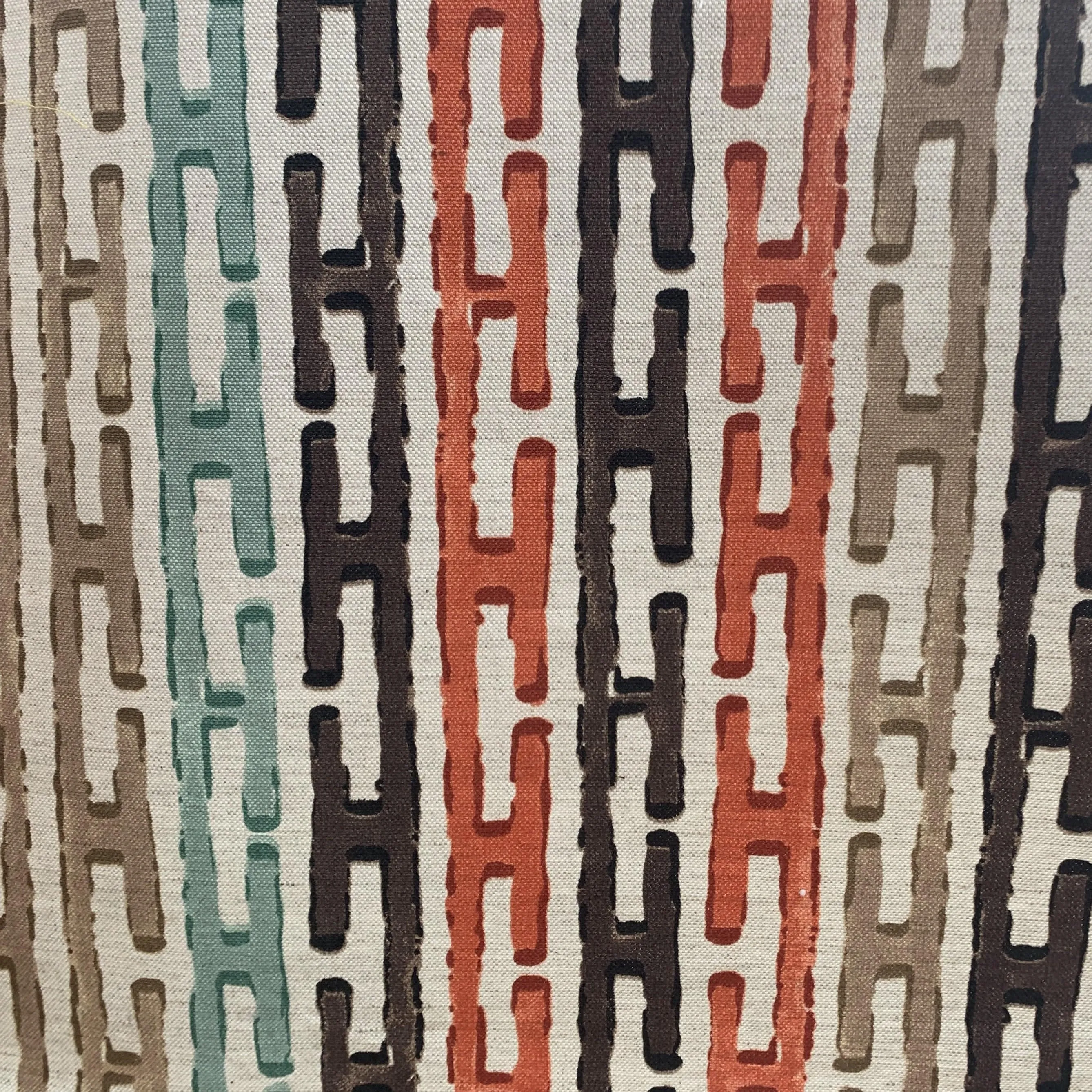 Chinese Steps Spice Fabric
