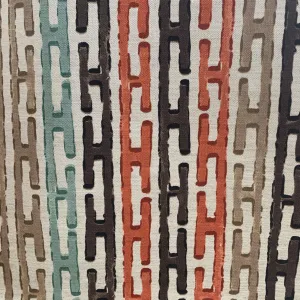 Chinese Steps Spice Fabric