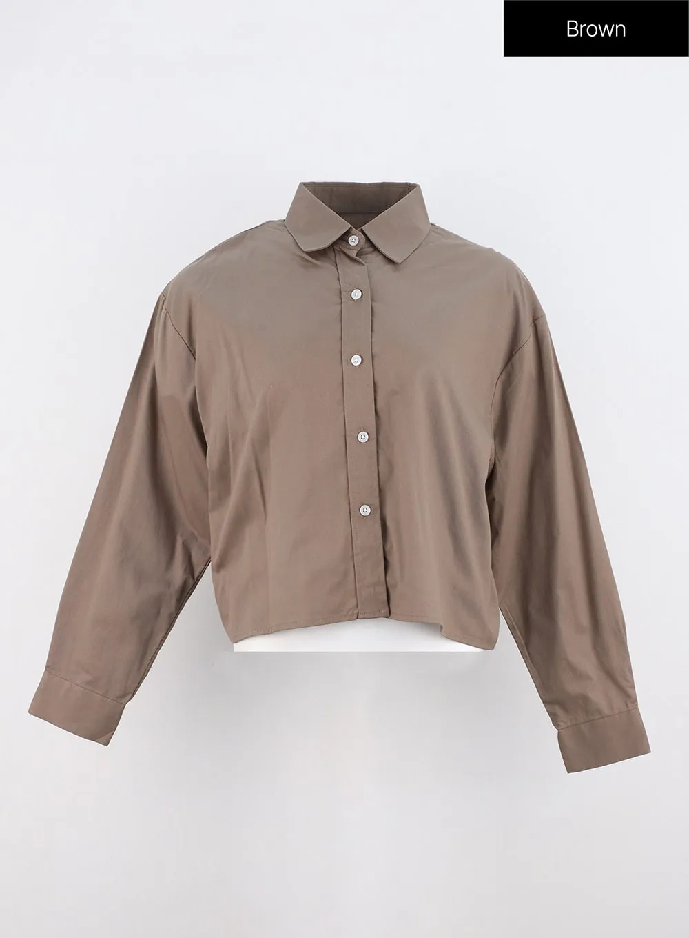 Crop Buttoned Blouse OO325