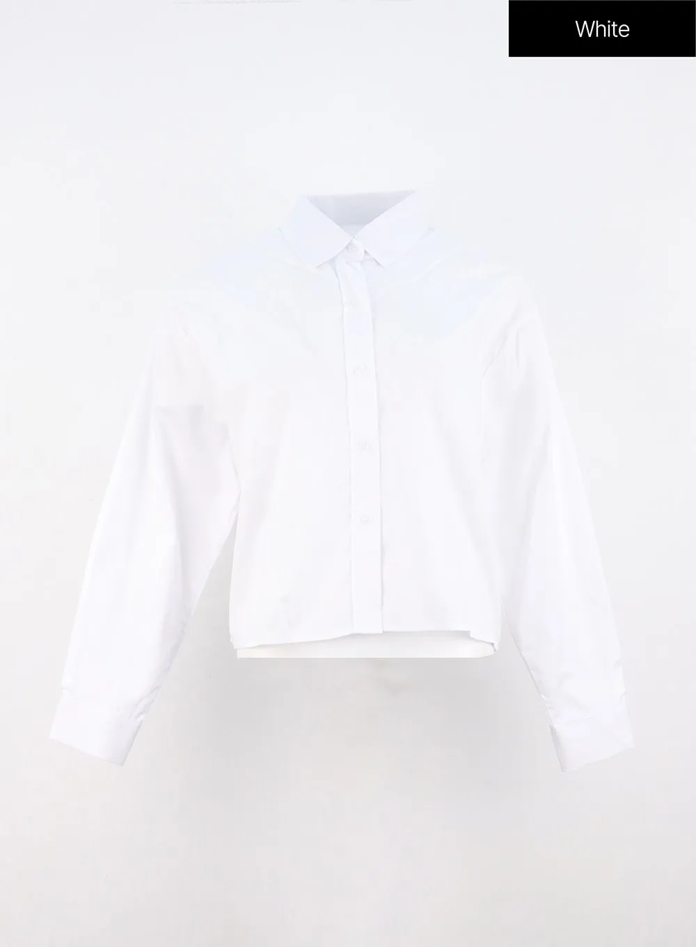 Crop Buttoned Blouse OO325