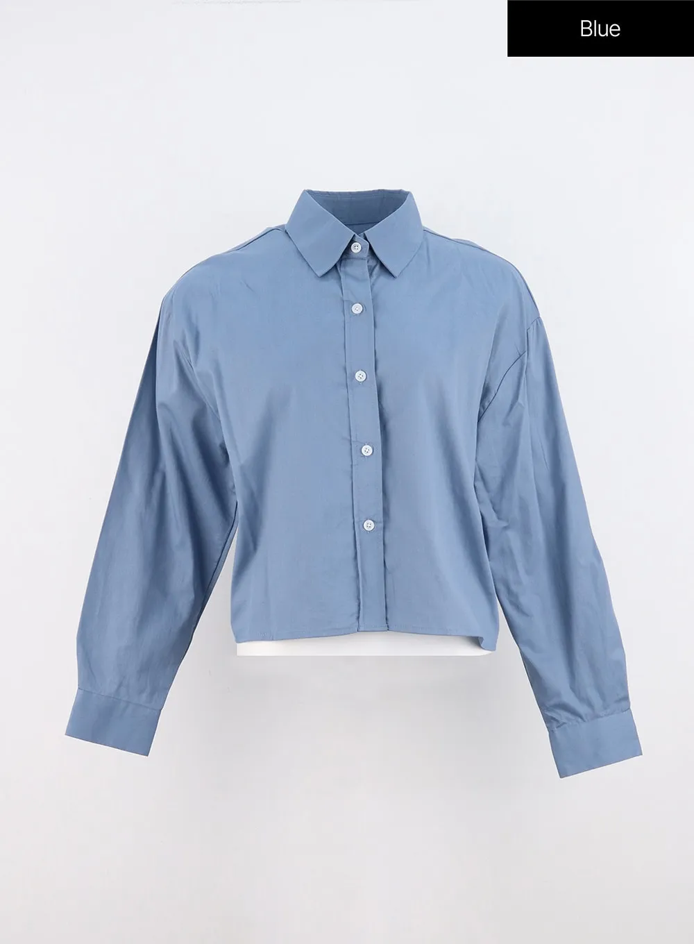 Crop Buttoned Blouse OO325