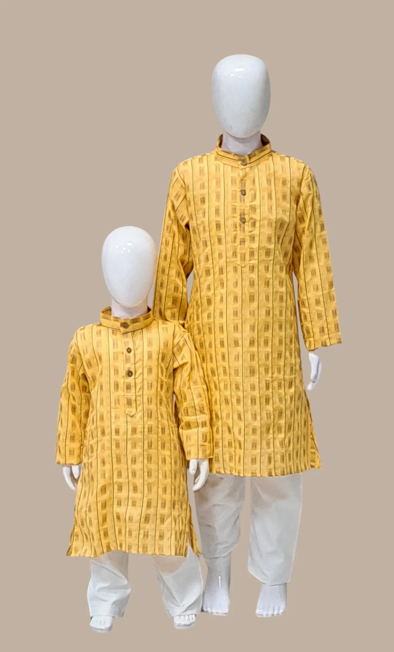 Deep Mustard Printed Kurta Set