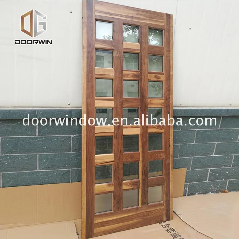 DOORWIN 2021Good quality double wood doors exterior chinese wooden door antique solid by Doorwin on Alibaba