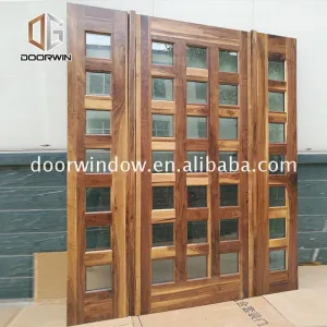 DOORWIN 2021Good quality double wood doors exterior chinese wooden door antique solid by Doorwin on Alibaba