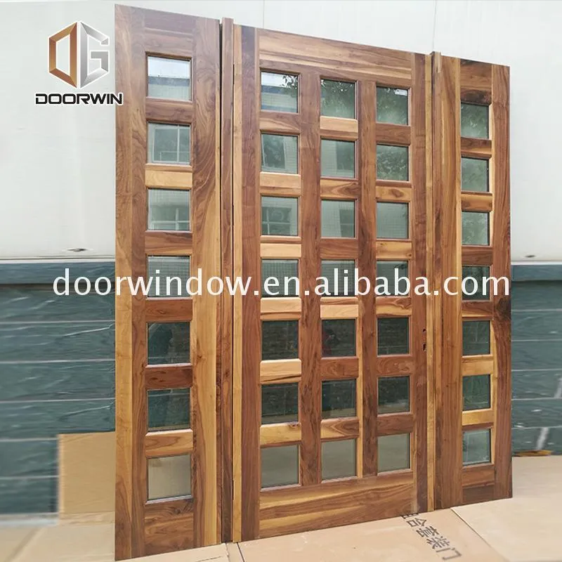 DOORWIN 2021Good quality double wood doors exterior chinese wooden door antique solid by Doorwin on Alibaba