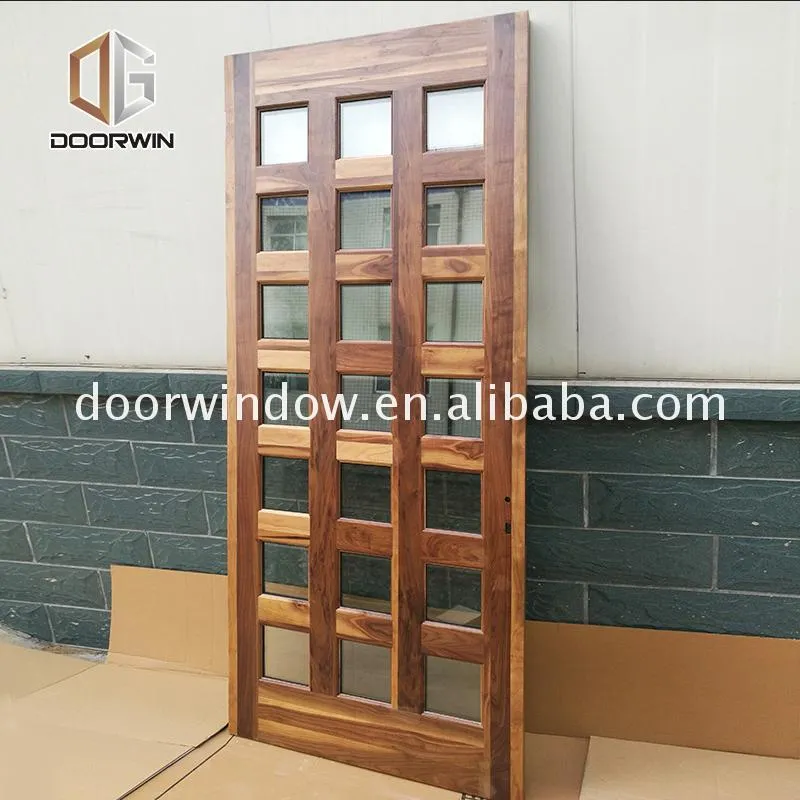 DOORWIN 2021Good quality double wood doors exterior chinese wooden door antique solid by Doorwin on Alibaba