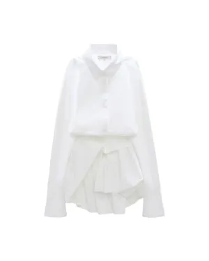 Dorothee Schumacher Poplin Power Wrap Detail Blouse