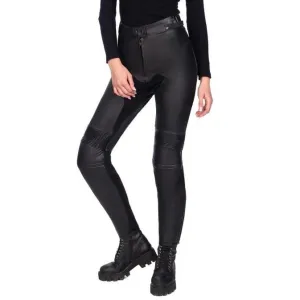 Eclipse Black Women's Motorcycle Leather Pants