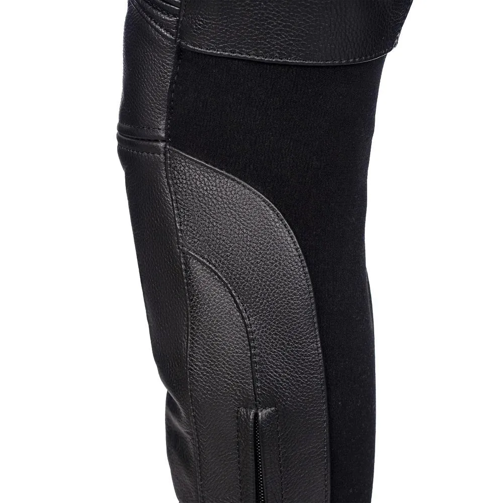 Eclipse Black Women's Motorcycle Leather Pants