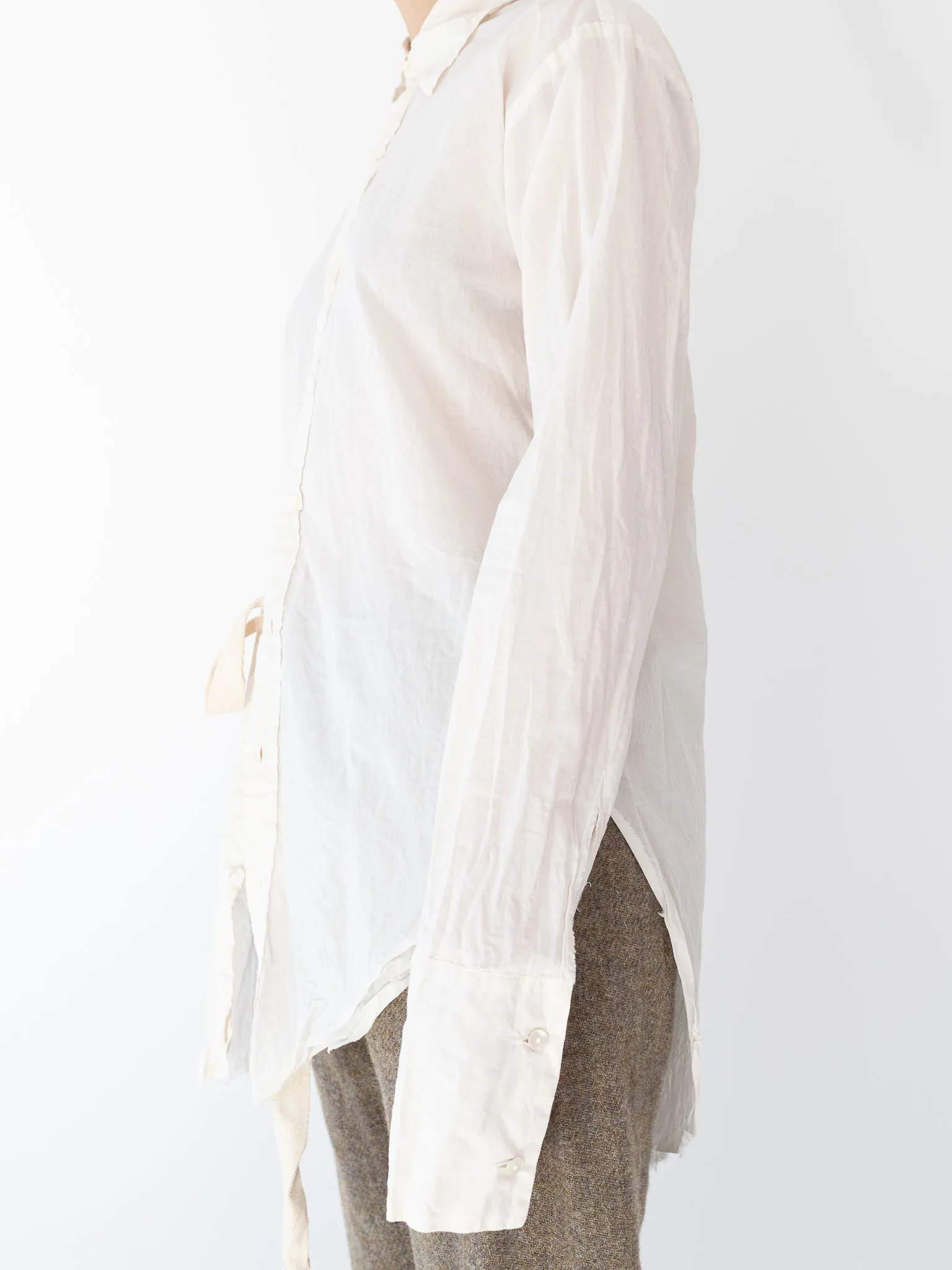 Elena Dawson Mid Length Shirt, Ivory