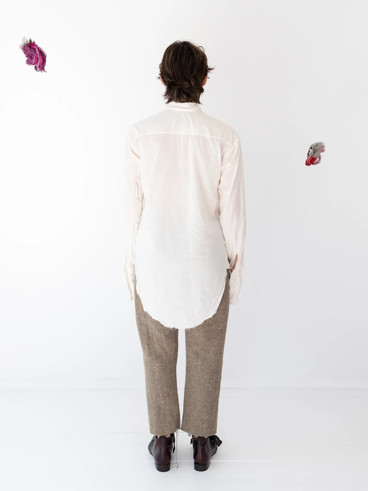 Elena Dawson Mid Length Shirt, Ivory