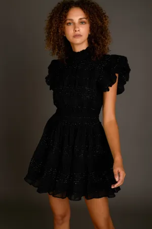 Endless Rose - Chiffon Belted Mini Dress