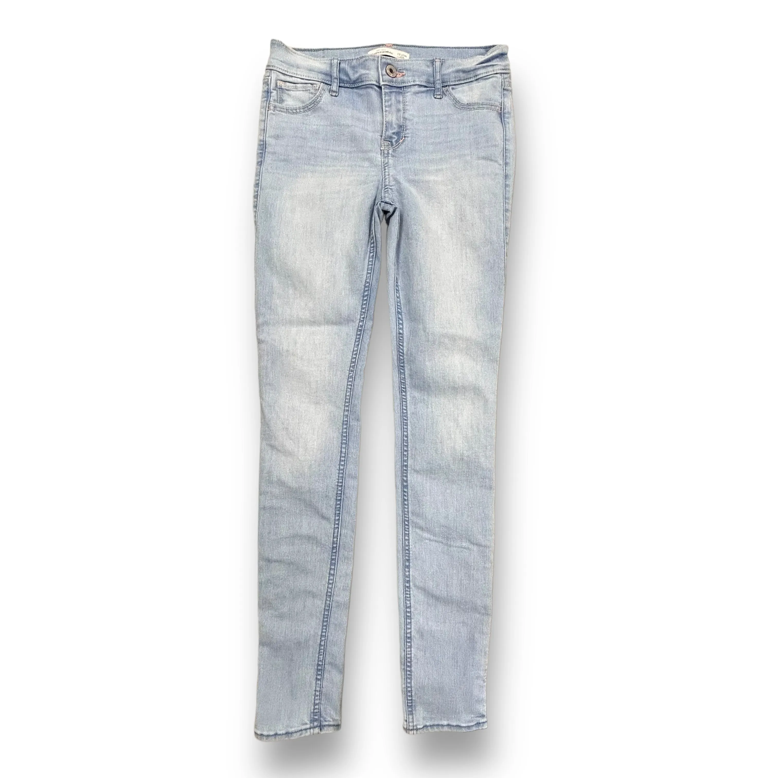 Girls Abercrombie Size 16 Slim Light Blue Skinny Jeans