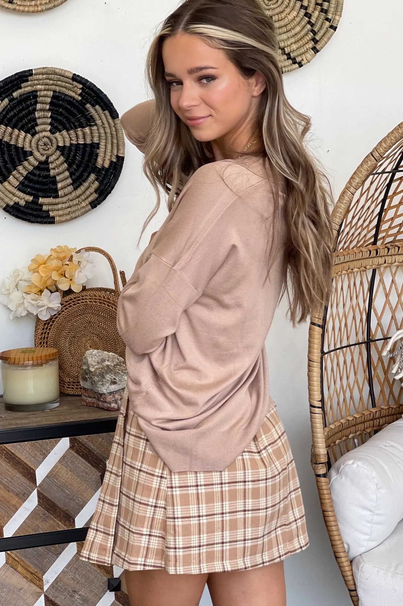 Grand Central Plaid Skirt