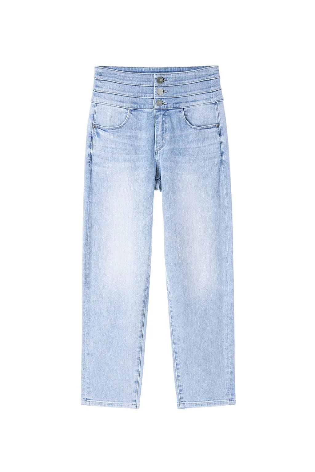 High Waist Light Blue Jeans
