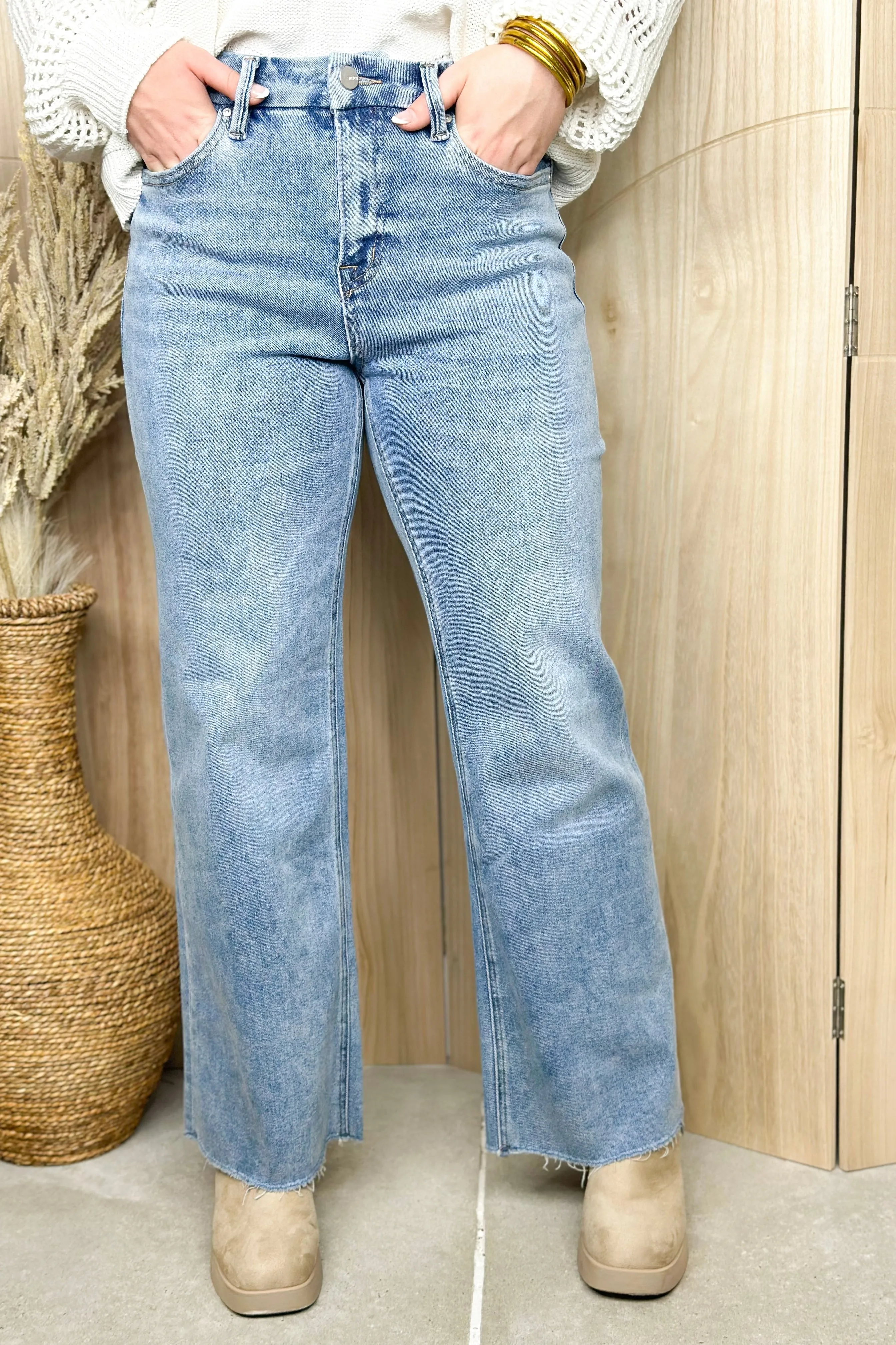 Jack Blue High Waste Wide Leg Jeans