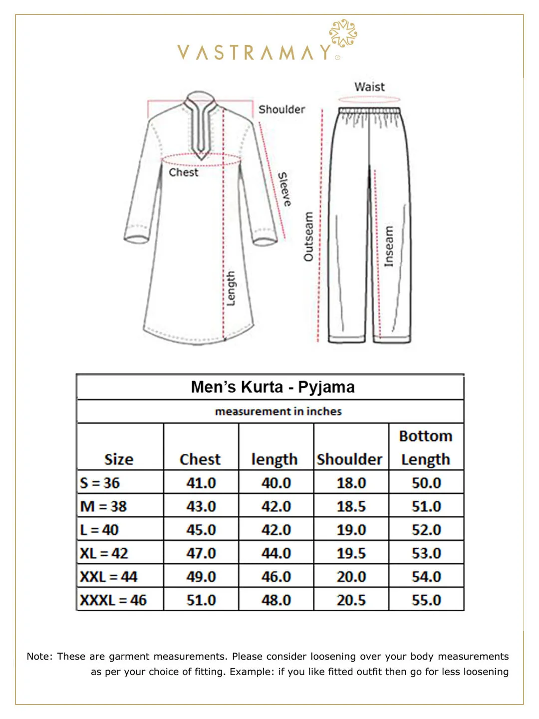 Jashvi Men's Orange Cotton Silk Blend Kurta and Churidar Set