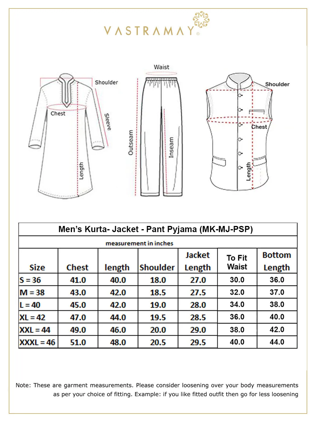 Jashvi Men's Rose Gold Silk Blend Kurta And Pant Style Pyjama With Maroon Woven Nehru Jacket