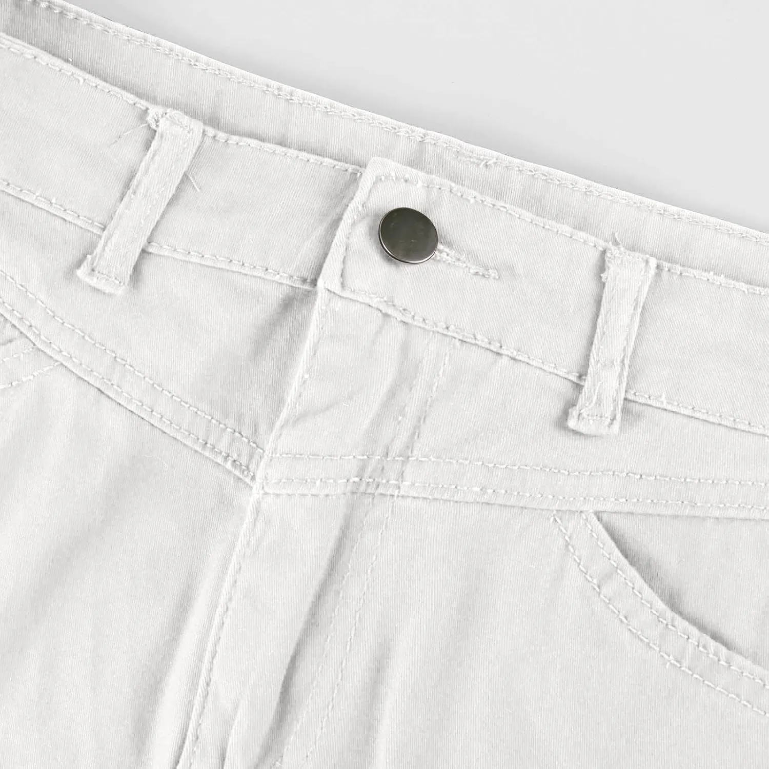 Jean Skirts for Women Denim Casual Y2k High Waisted Skirts Vintage Frayed Raw Hem Long Denim Skirt with Pockets