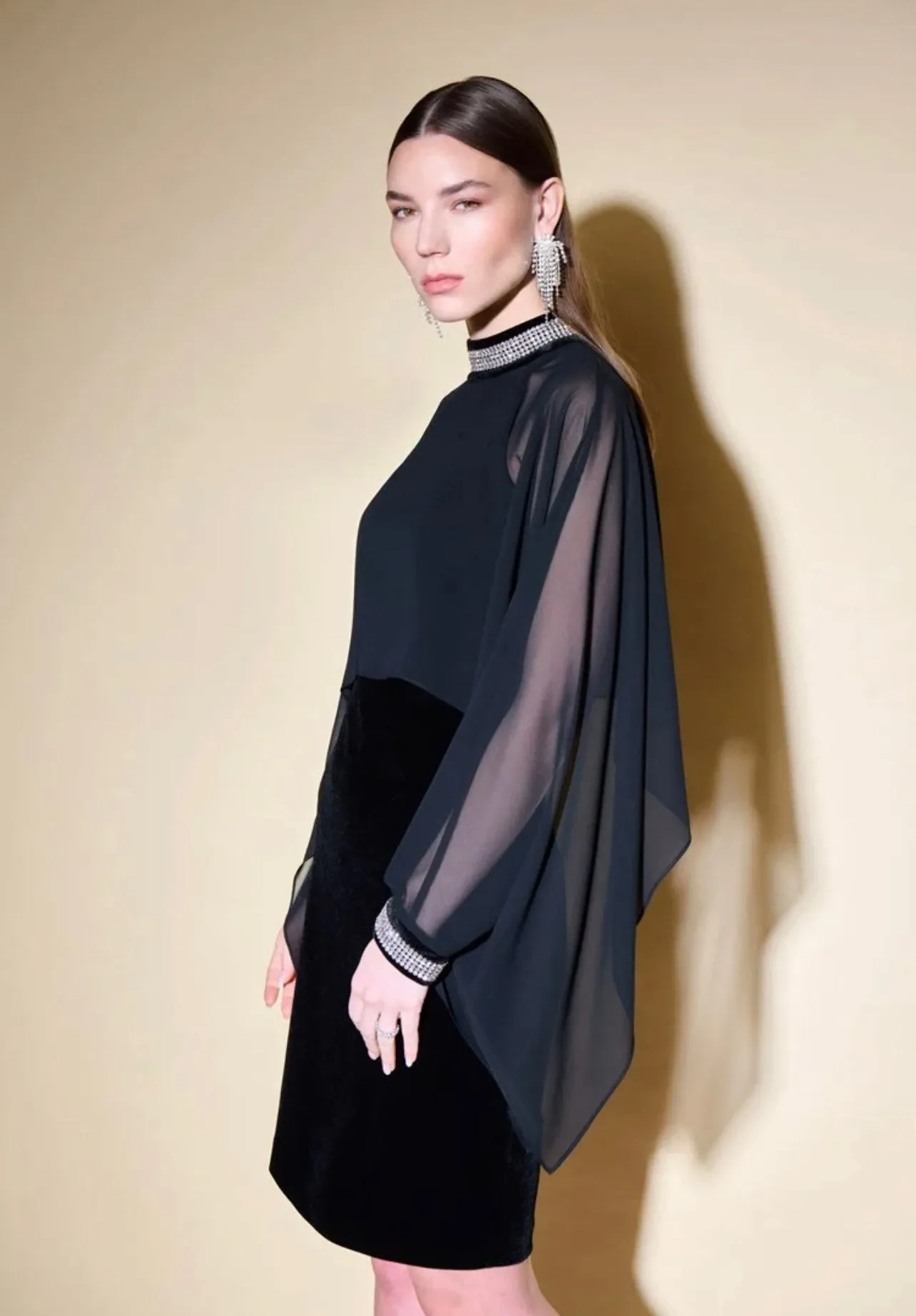 Joseph Ribkoff velvet evening dress