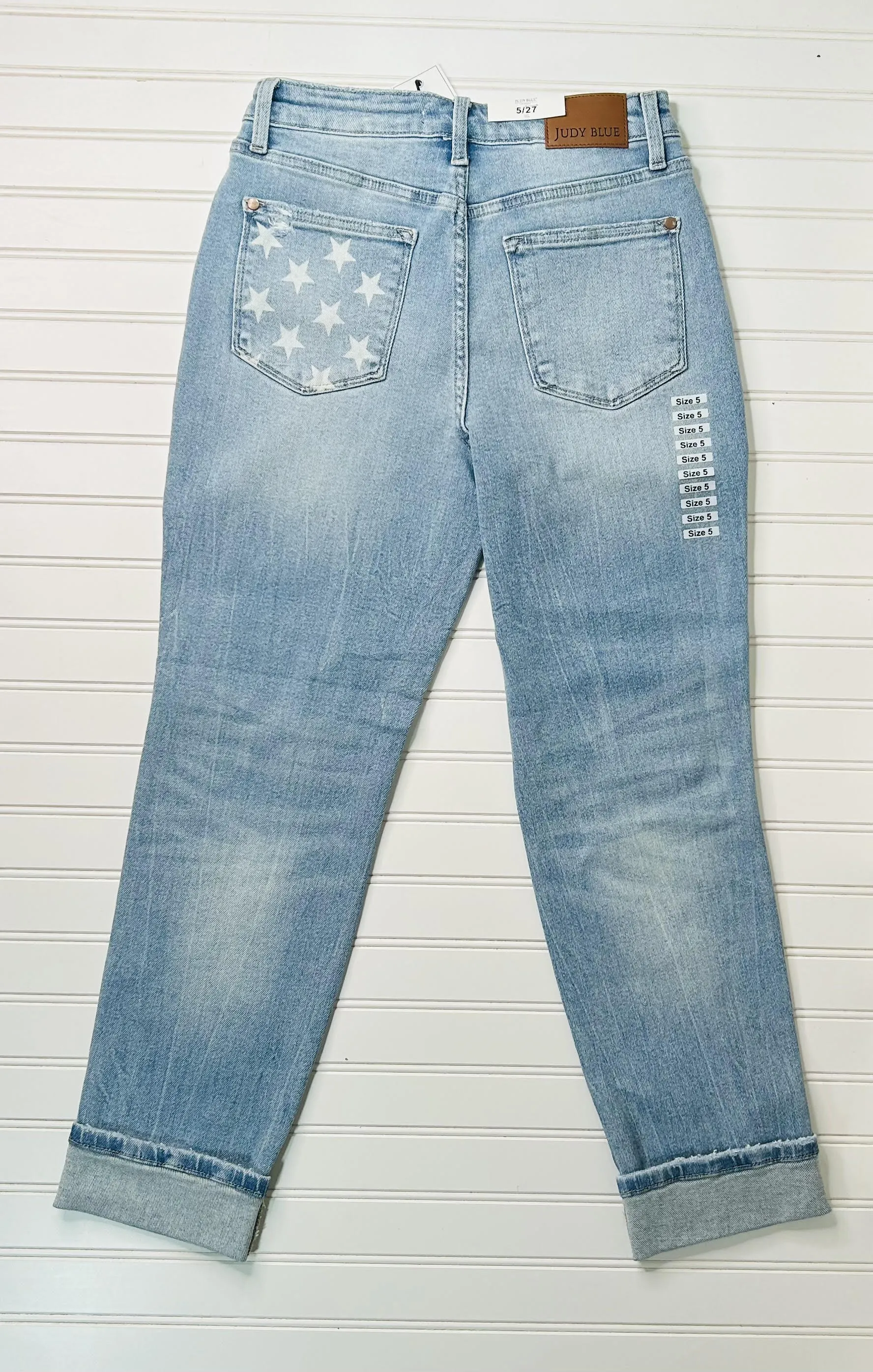 Judy Blue Americana Cuff Jean