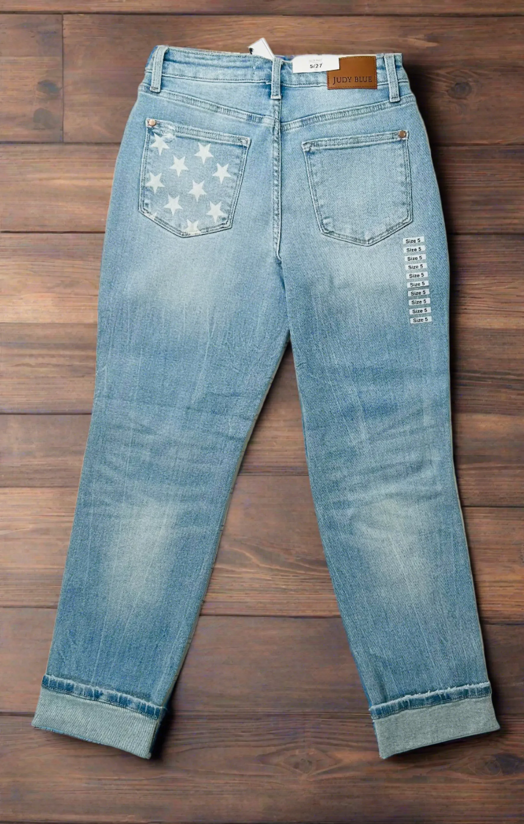 Judy Blue Americana Cuff Jean