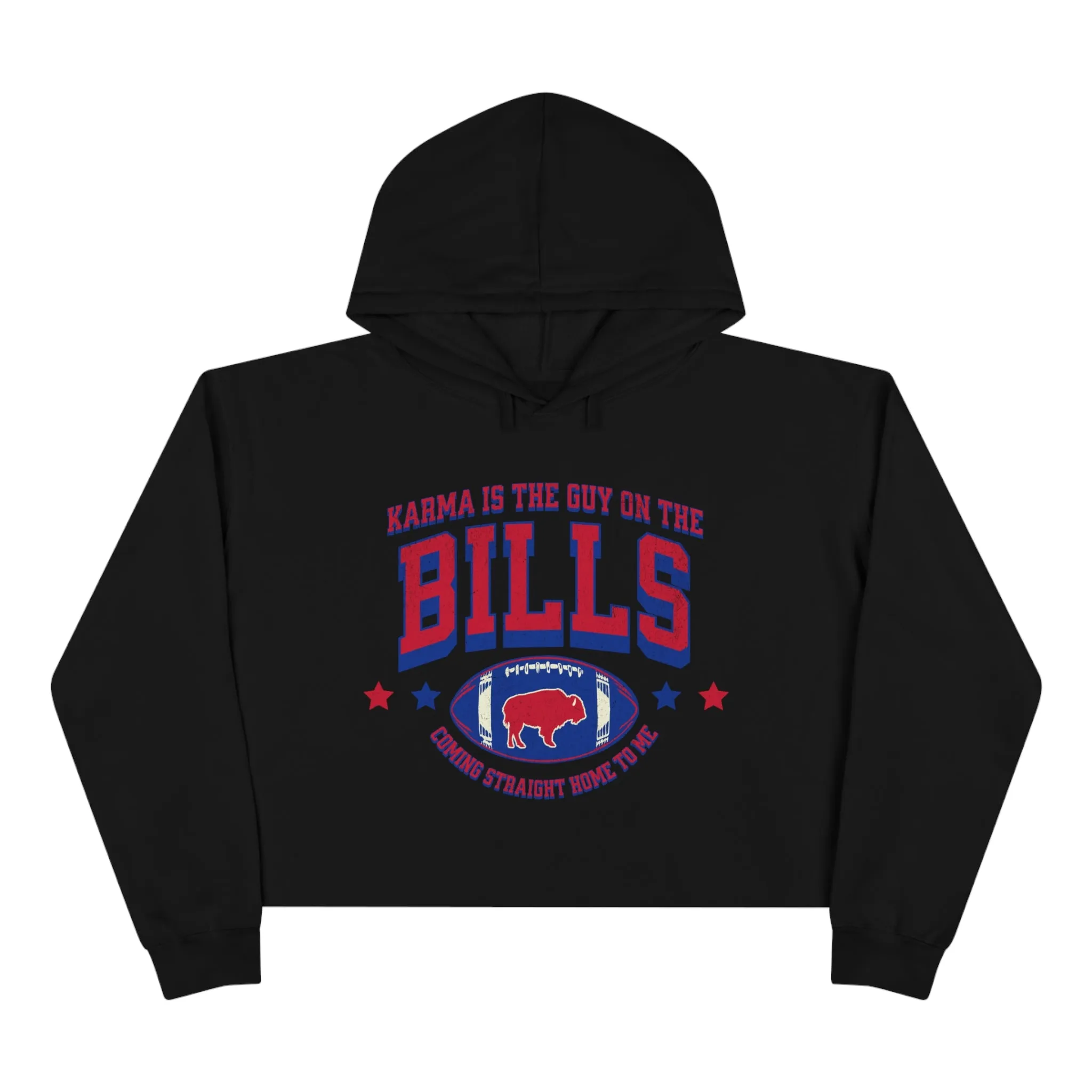 Karma is the guy on the Bill Cropped Hoodie