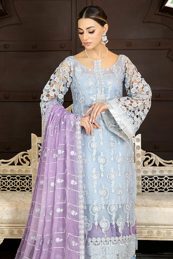 La Bella by Imrozia Embroidered Chiffon Collection – L-233 Tiffany