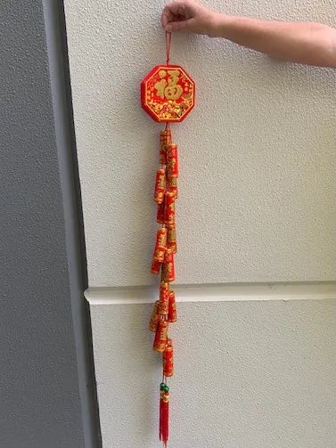 Large Chinese Firecrackers Hanging Decoration (1.0 metres)