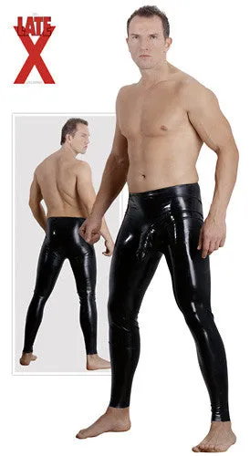 Latex Pants with Sleeve