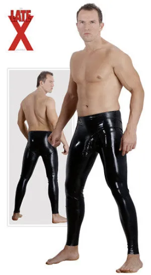 Latex Pants with Sleeve