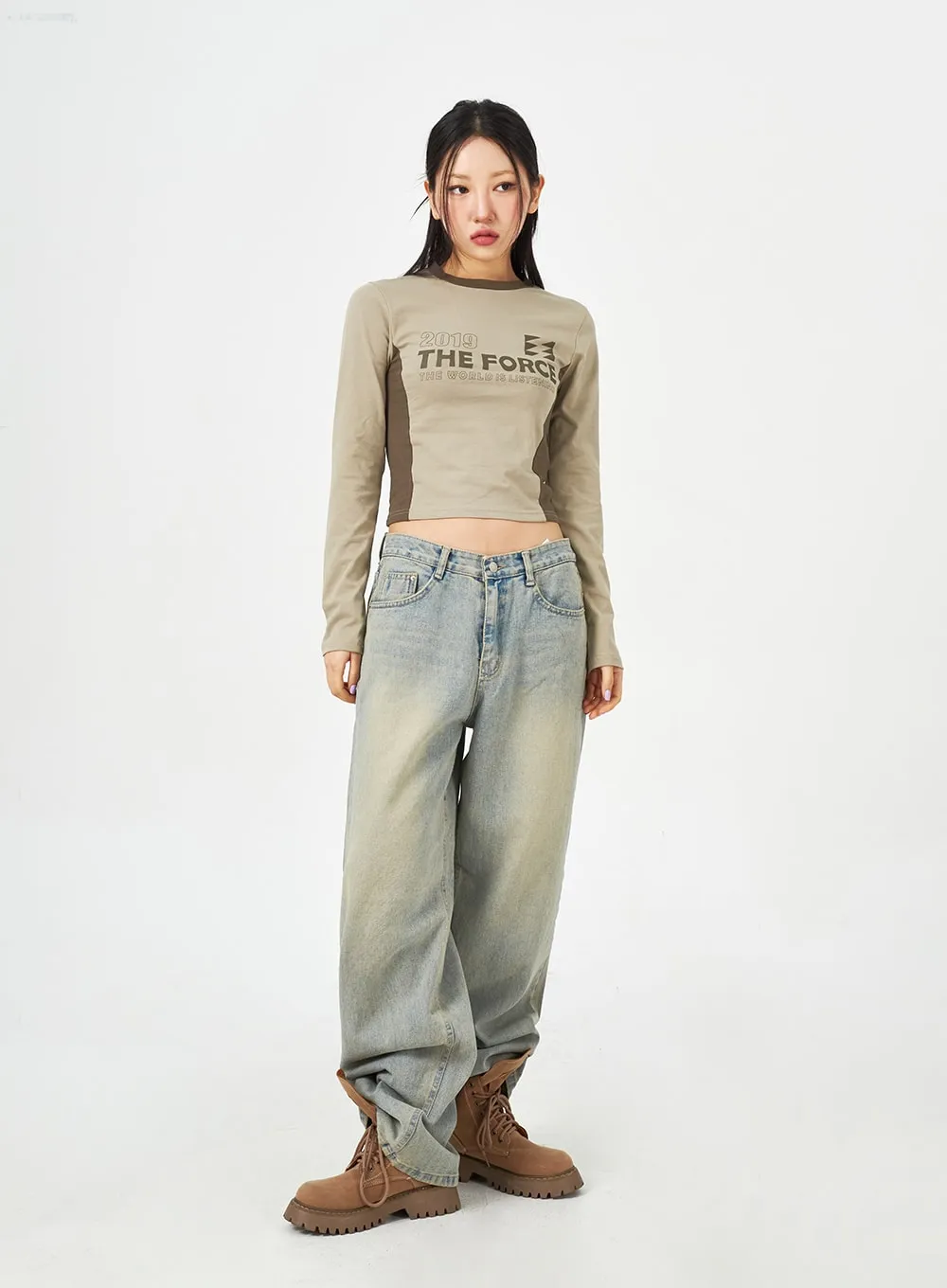 Light Blue Baggy Jeans CM323