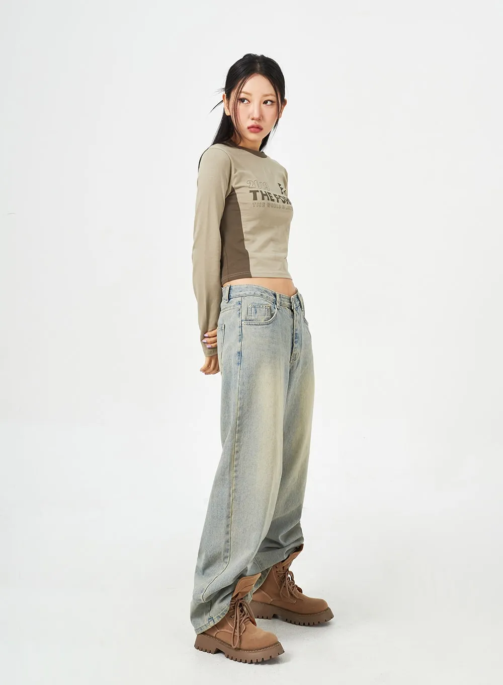 Light Blue Baggy Jeans CM323