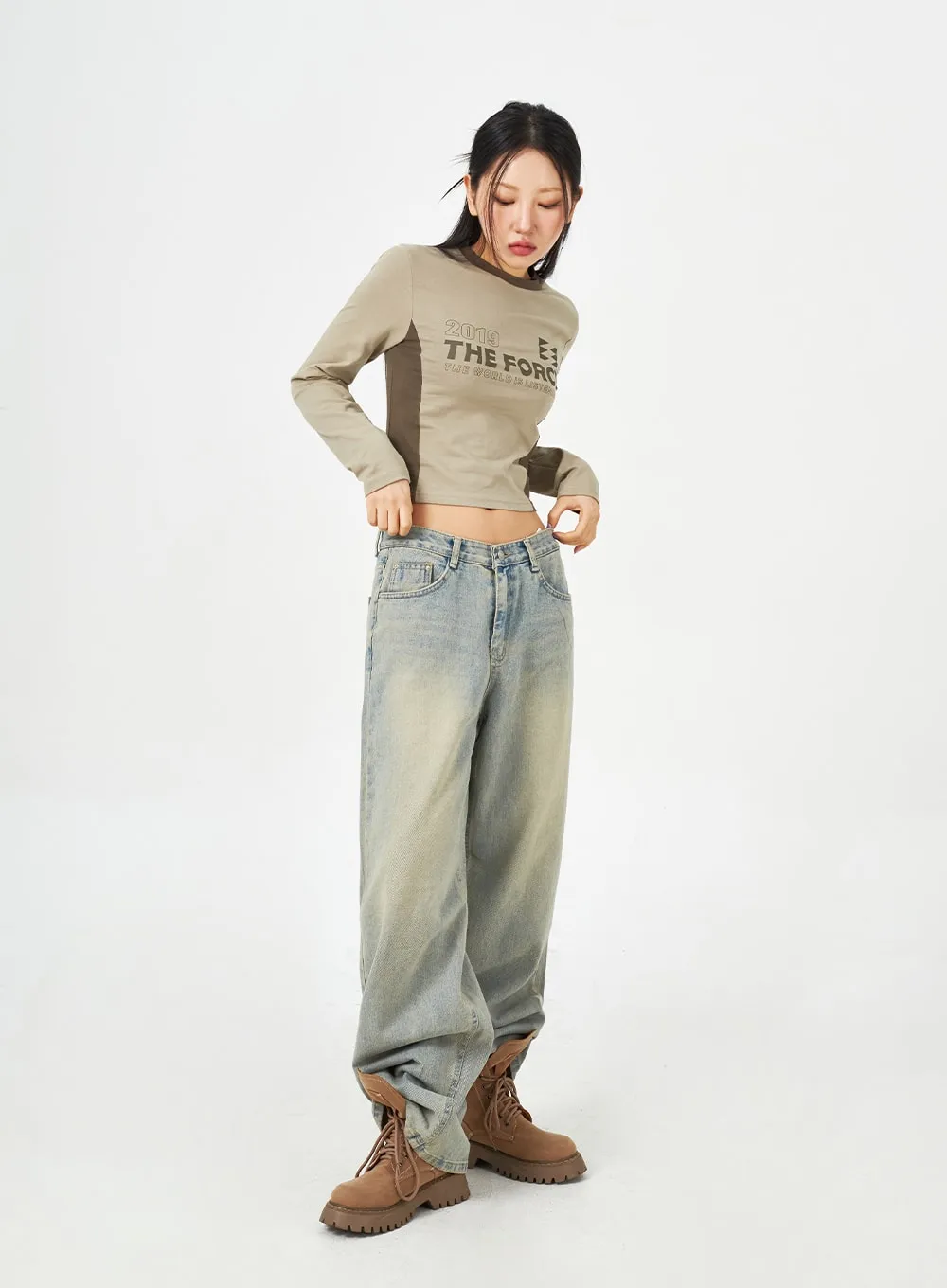 Light Blue Baggy Jeans CM323