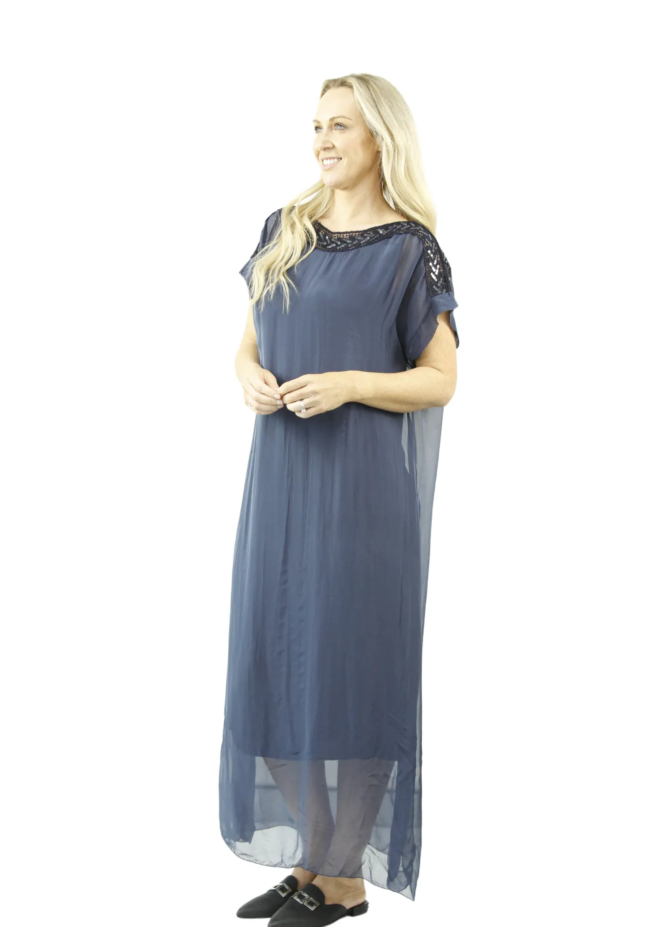 MADELINE Silk dress