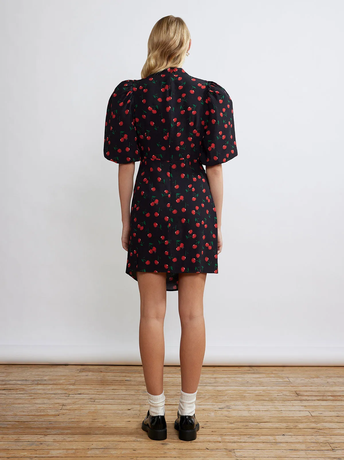Maisie Black Cherry Mini Dress
