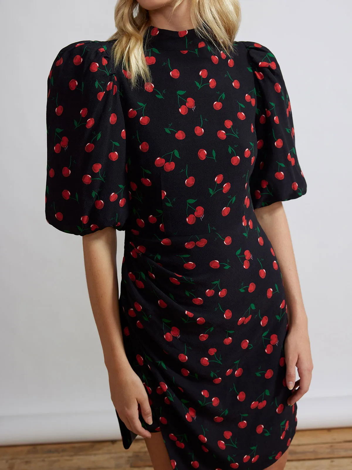 Maisie Black Cherry Mini Dress
