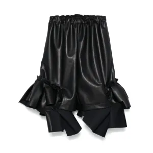Matt Fake Leather Pants