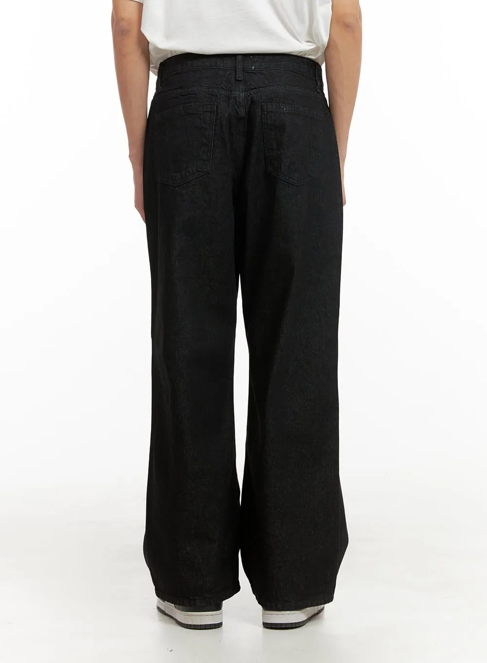 Men's Basic Wide Leg Pants IY410