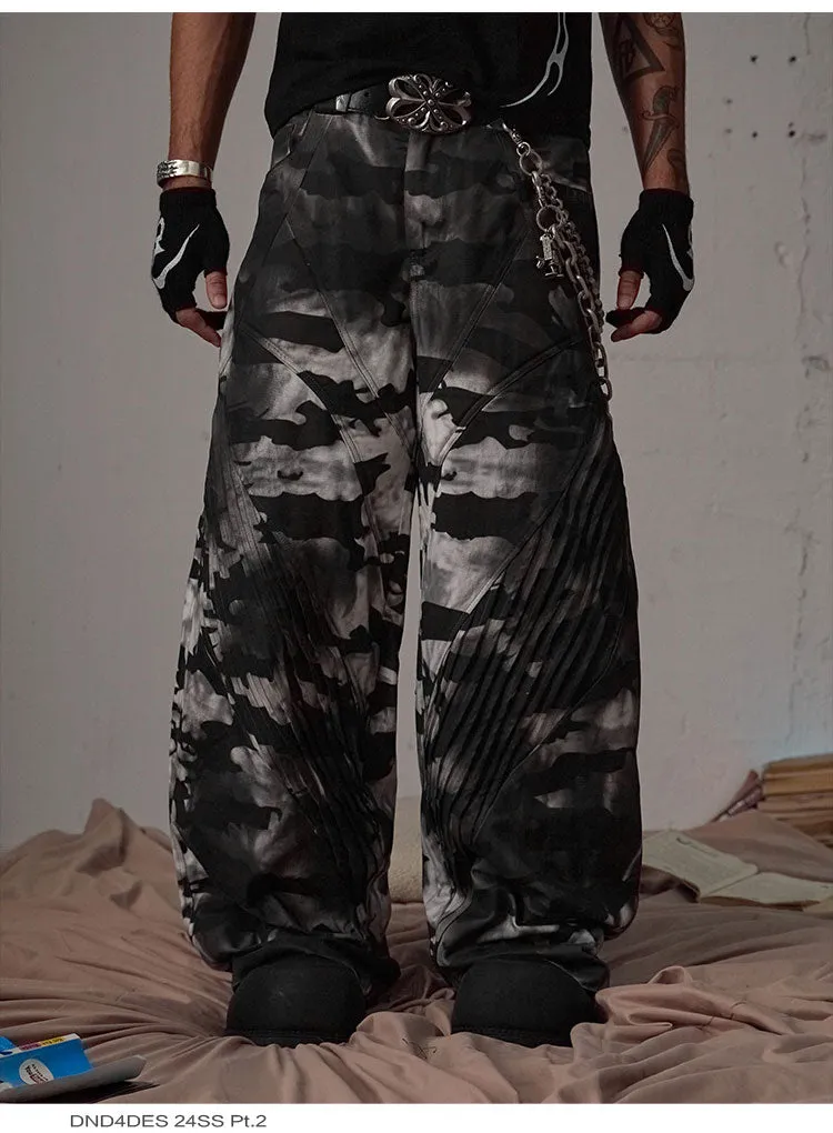 Original design wide-leg pants