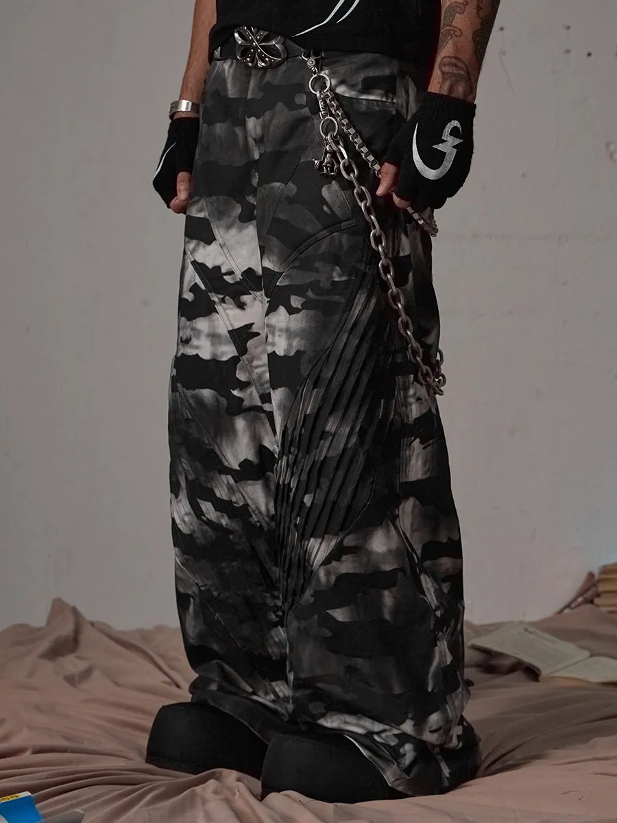 Original design wide-leg pants