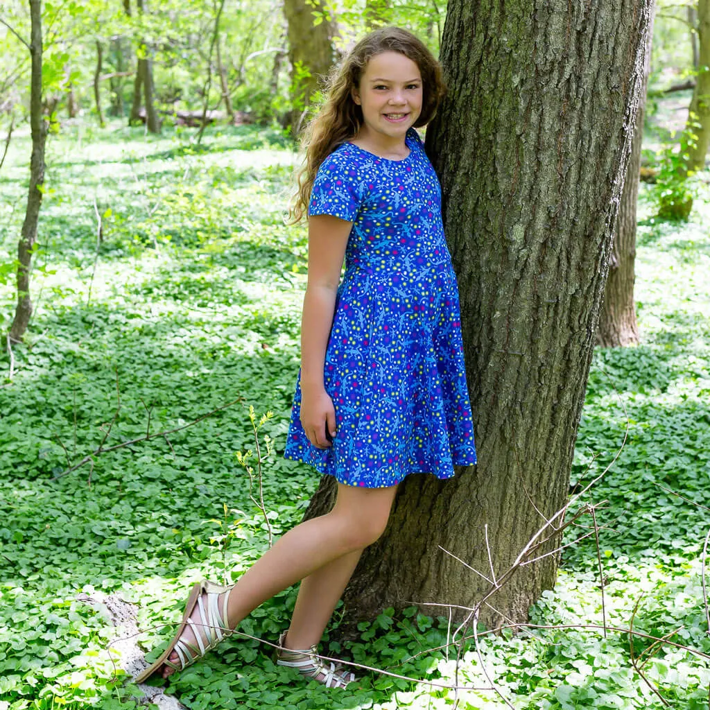 "Lounge in the Sun" Lizards Super Twirler Dress with Pockets