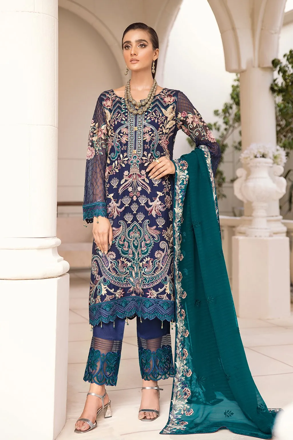 Ramsha Chevron Chiffon Collection Vol-4 – A-403